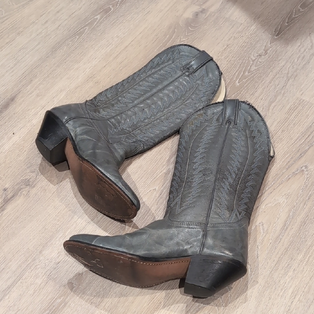 Laredo Gray Western Cowboy Boots